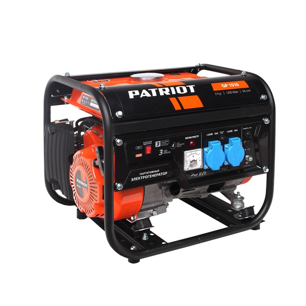 Бензиновый генератор PATRIOT GP 1510 474101525